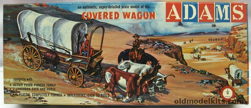 Adams 1/48 Covered  Wagon - (ex Miniature Masterpiece), K213-88 plastic model kit